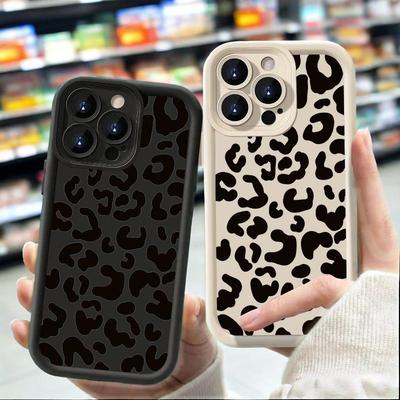 Pattern Leopard Print  Phone Case For iPhone12 14 15 16 13 11  Pro Max Mini 7 8 Plus SE2 X XR XS 13 16 15 Shockproof Soft Cover