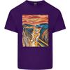 Cat Scream Painting Parody Unisexs Light Cotton TShirt