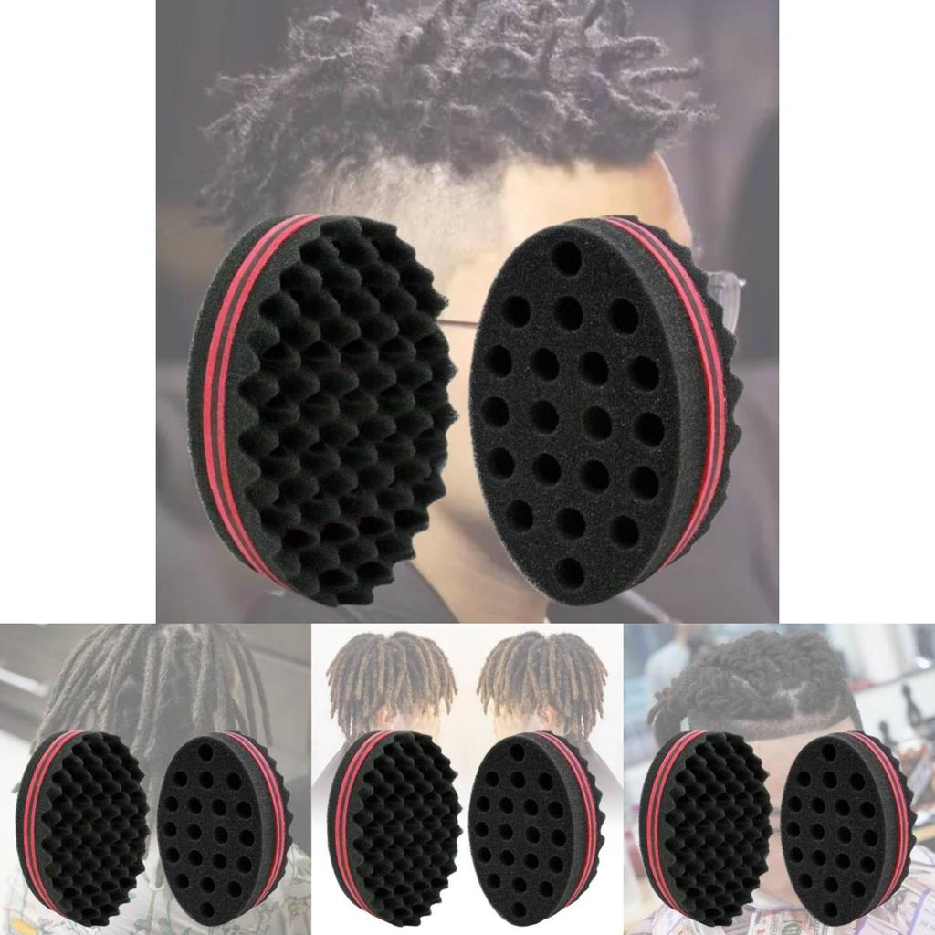 Premium Oval Curling Sponge For Afro Curls Versatile Styling Tool 145x95x55mm