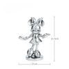 Disney Cartoon Anime Mickey Mouse Figure Statue Resin Plating Welcome Gesture Sculpture Mickey Ornaments Coffee Bar Home Decor