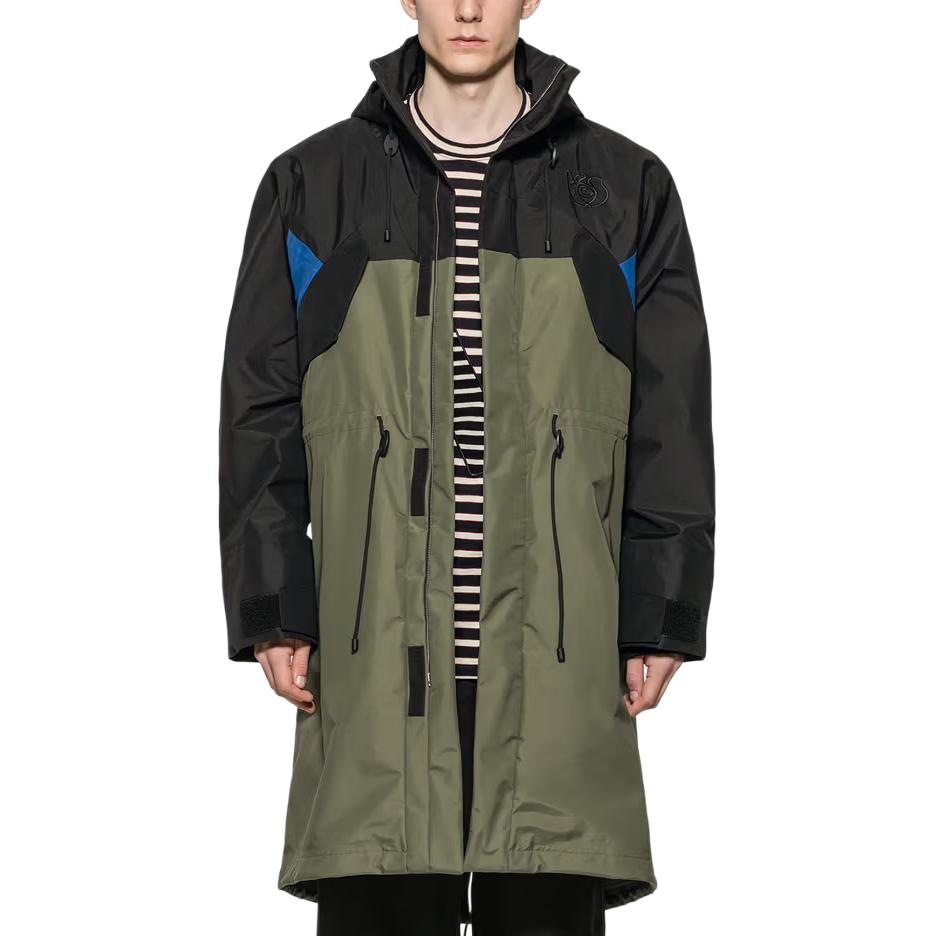 LOEWE Trench Coats Men's Green Hooded Moderate Other H2101151NU-