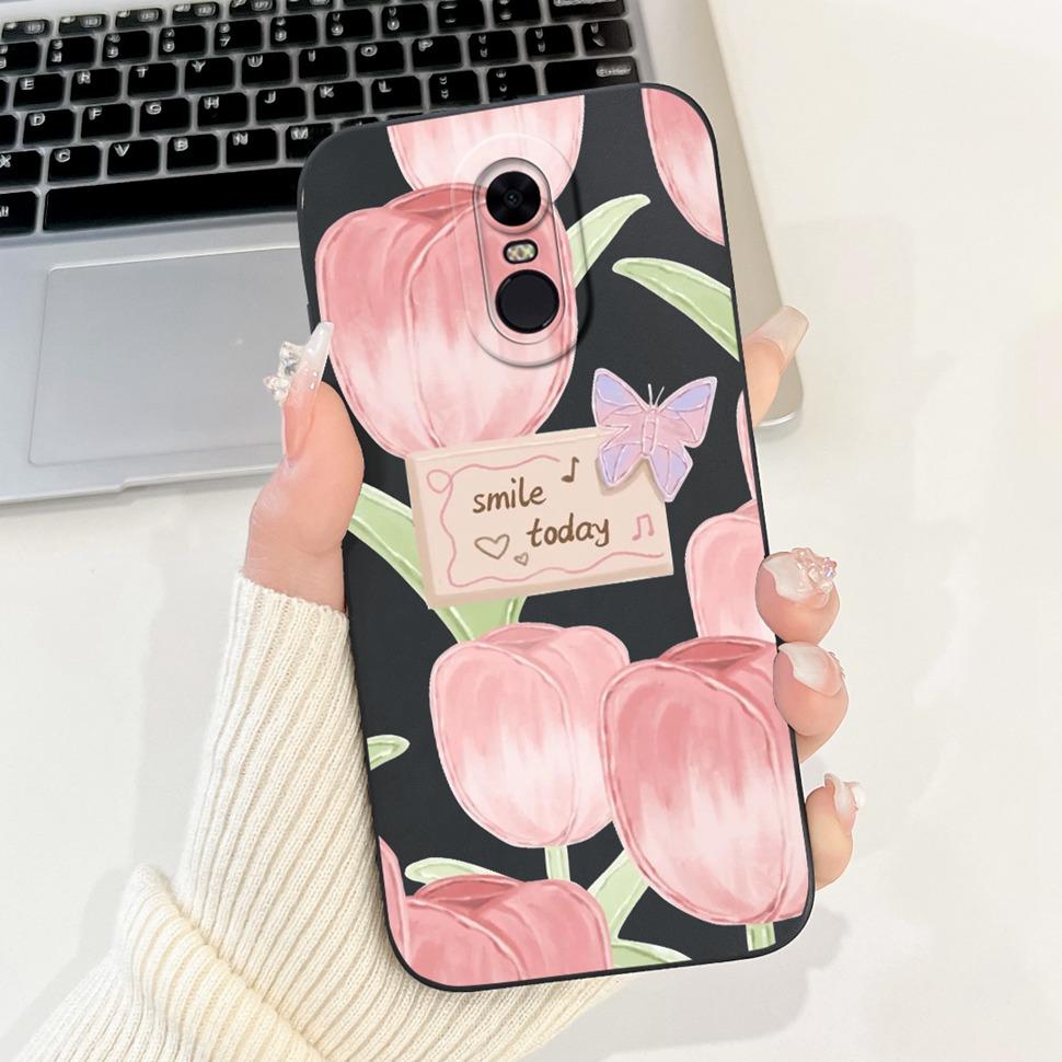 Husă Colorată cu Model Pentru Xiaomi Redmi 5 Plus Note 5 Subțire Huse din Silicon Moale Pentru Redmi5 Plus (Redmi Note5) Coperta Coque