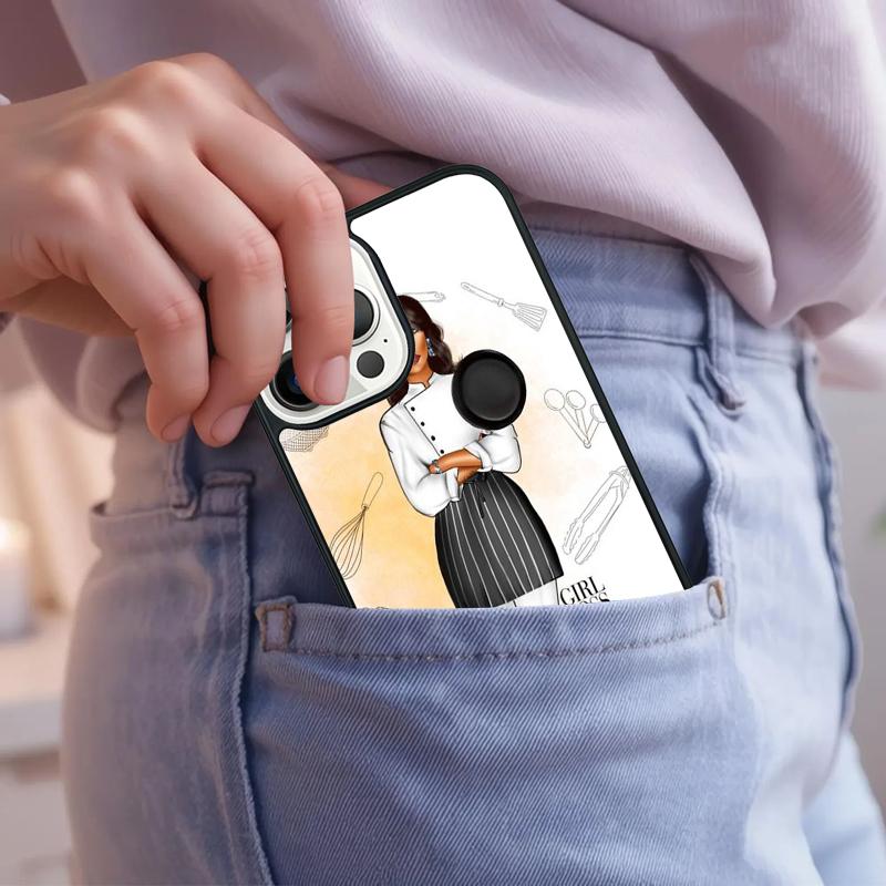 Kitchen Utensil Colored Silhouettes Phone Case For iPhone 17 Air 15 16e 14 13 Pro Max Coque 12 11 Pro Max PLUS cover