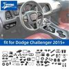 Auto Innenraum Dekoration Abdeckung Carbon Zubehör für Dodge Challenger 2015 2016 2017 2018 2019 2020 2021 2022 2023 2024 2025