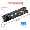 NFHK 22x80mm Kit NVME SSD Adapter for Motherboard SSD 750 P3600 P3700 Mini SAS HD U.2 SFF-8639 PCIe4.0 M.2 SFF-8643