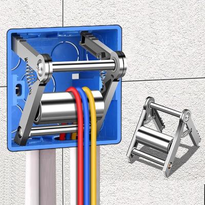 Reliable Wire Pulling Aid with Slip Resistants Pulley Smooth Wire Threading Aid Tool Ensures Smooth Cable Routing