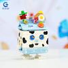 Gao Qi 3048-3049 Happy Biscuits Milk Viele Ornamente Kinder montiert Bausteine Spielzeug Geschenk Großhandel