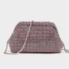 Pochette da sera in poliestere con strass per eventi formali