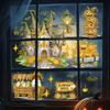 Da 150.44 Million Holy Festival Castle Ghost Static Window Sticker Bedroom Living Room Home Background Decorative Wall Sticker