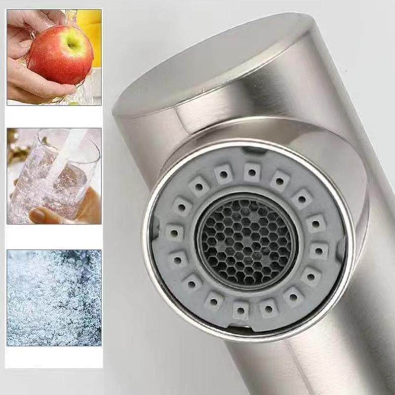 Practical Kitchen Sink Tap with Adjustment Water Spray Style & Functional Kitchen Faucet with Pull Out Sprayer for House