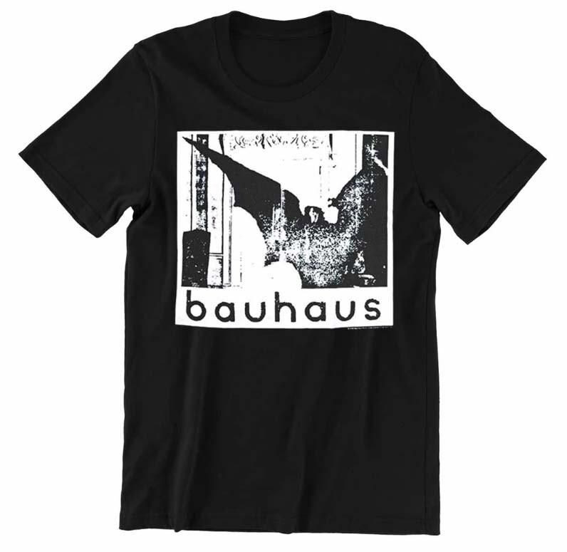 New Authentic Bauhaus Black amp White Undead Lightweight Gothic Vampire Band Shirt Unisex T-Shirt S