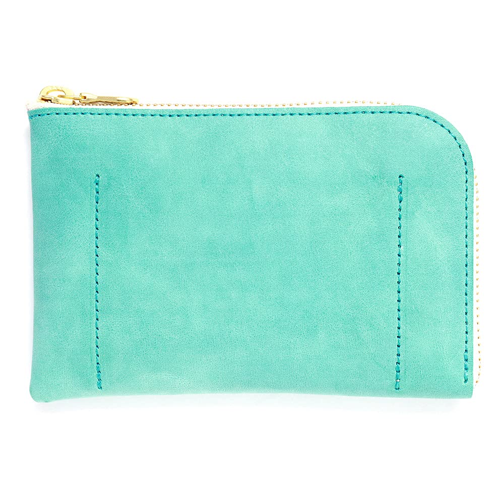 AGILITY affa "Smart Wallet" Smartphone Wallet with L-shaped Zipper, Cowhide Leather, Smartphone-sized Mini Wallet, Small Wallet