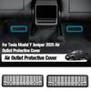 Für Tesla Model Y 2025 Juniper Schutzabdeckung für hinteren Luftausströmer, blockierendes Luftauslassgitter, Schutz, Zubehör H1W6