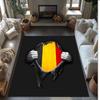 Germany national football team Printed Flannel Area Rug Non Slip Soft Polyester Floor Carpet Indoor Decor Mat for Bedroom Living Room Sofa