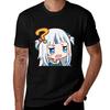 Gawr Gura Question Chibi Tshirt Long Lasting Casual Tshirt