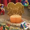 Anime Lamps Illusion Stitch LED Night Light with Remote Control Smart Touch Room Decor Lamp Valentine's Day Christmas Gifts