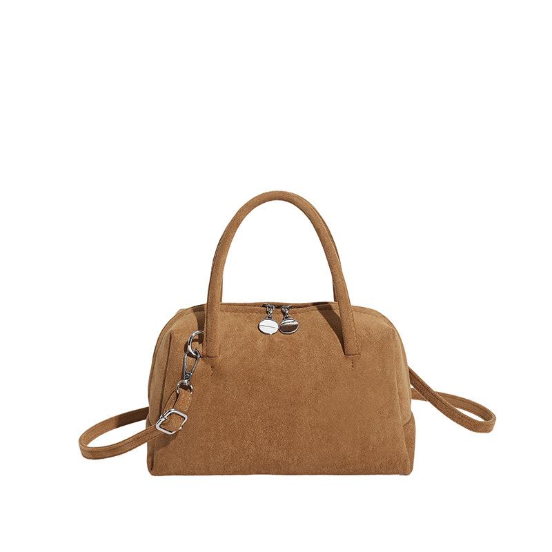 Bolsa Feminina Portátil, Bolsa de Boliche de Nicho, Grande Capacidade, Bolsa Boston Feminina Moderna e Simples