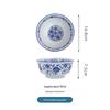 Seven-Inch Blue and White Chinese Porcelain Noodle Bowl - Anti-Scalding, Thickened Ceramic for Beef or Cold Noodles