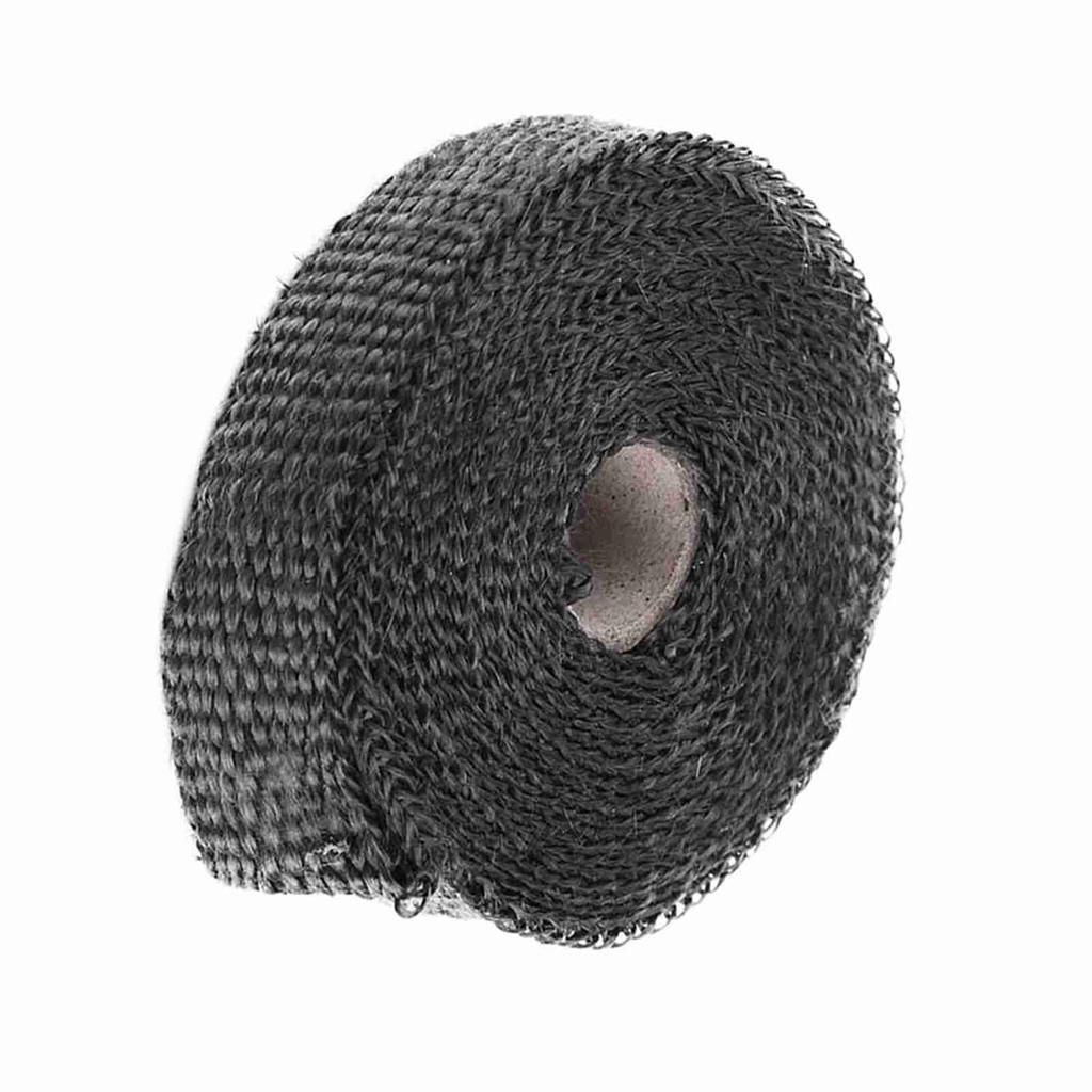 5m Auto Isolierband Auspuff Hitzeschutzband mit 4 Edelstahl Kabelbindern