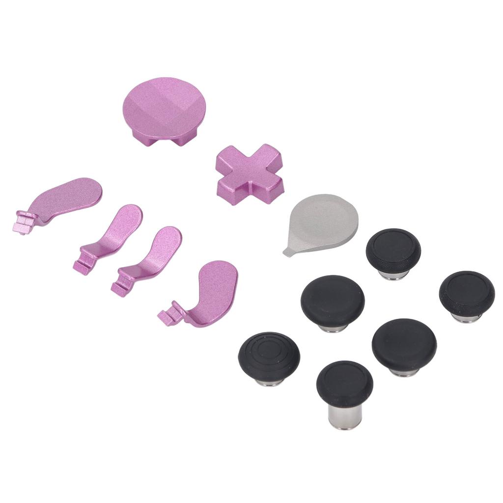 Controller Thumbsticks Set Stainless Steel Rubber D Pads Paddle Controller Accessories for Elite