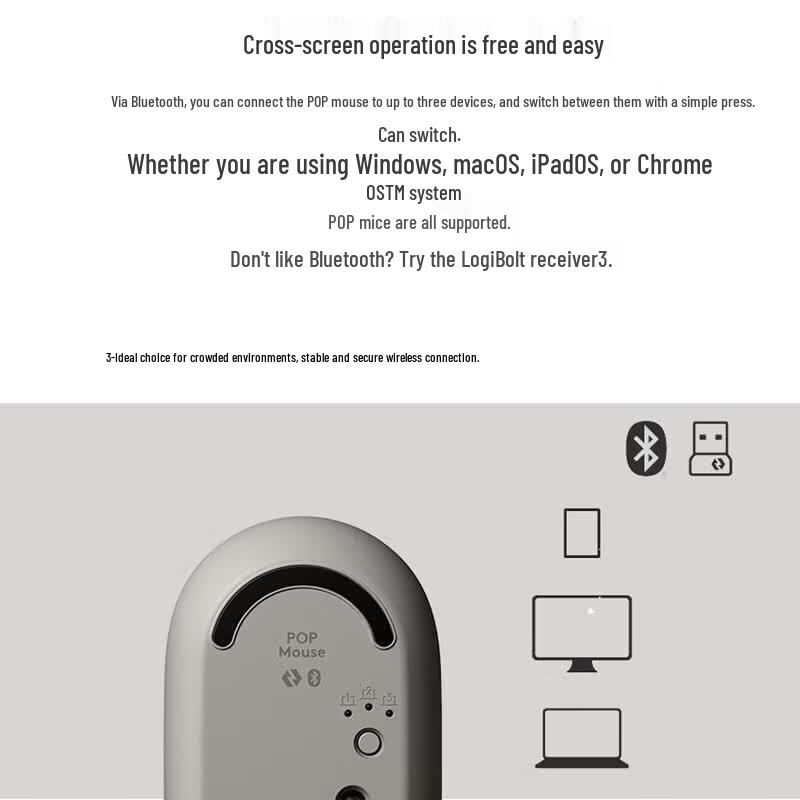 Logitech POP Wireless Bluetooth Mouse