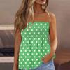 Womens Tops Dressy Casual Sleeveless Blouse Tube Tops For Women,Cute Sexy Off Shoulder Print Sleeveless T-Shirt