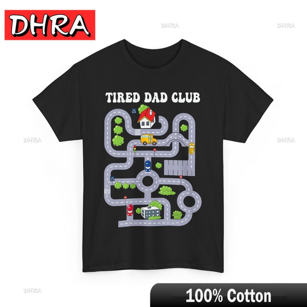 Vater Hemd Müder Papa Club Spielmatte Autorennbahn Papa Vatertag T-Shirt Süß Schick Klassisches Hemd Ästhetik Streetwear Vibe