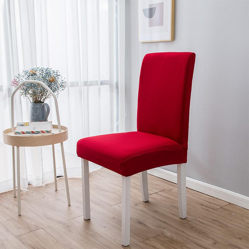 Solid Color Chair Cover Spandex Stretch Slipcovers Chair Chair Covers For Kitchen Dining Room Kitchen Wedding Banquet