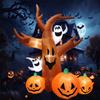 Inflatable Toy Scary Pumpkin Tree Halloween Inflatable Model Luminous Day of the Dead Halloween Atmosphere Decoration Model