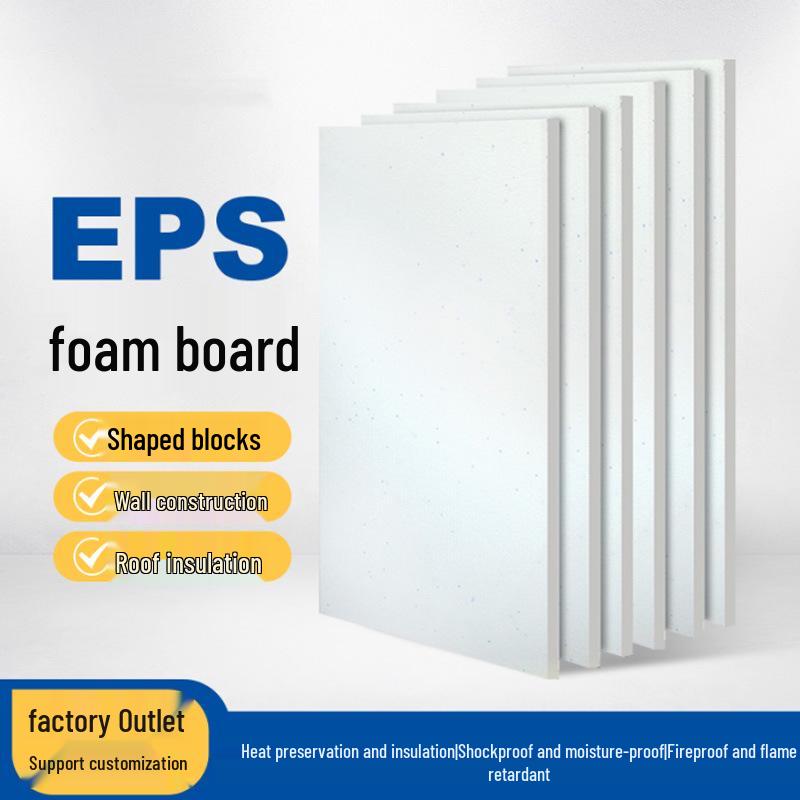 Polystyrene EPS Foam Board - White Insulation & Cushioning Solution