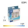 Set of 3 E14 5W F LED Bulbs