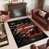 Harley-davidson Motorcycles Customize Your Name Floor Rug Office Rug Design for Playrooms Living Rooms Hallway Balcony Antislip Carpet