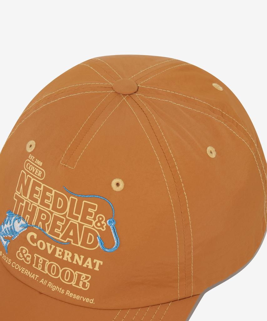 COVERNAT Artwork Graphic Nylon Cap Mustard