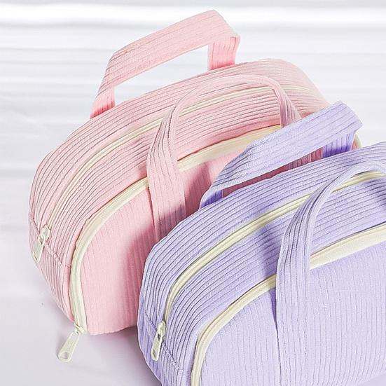 Trousse à Crayons Grande Capacité Sac de Rangement à Plusieurs Compartiments Résistant aux Taches Sac à Cosmétiques Multifonctionnel Organisateur de Papeterie Scolaire