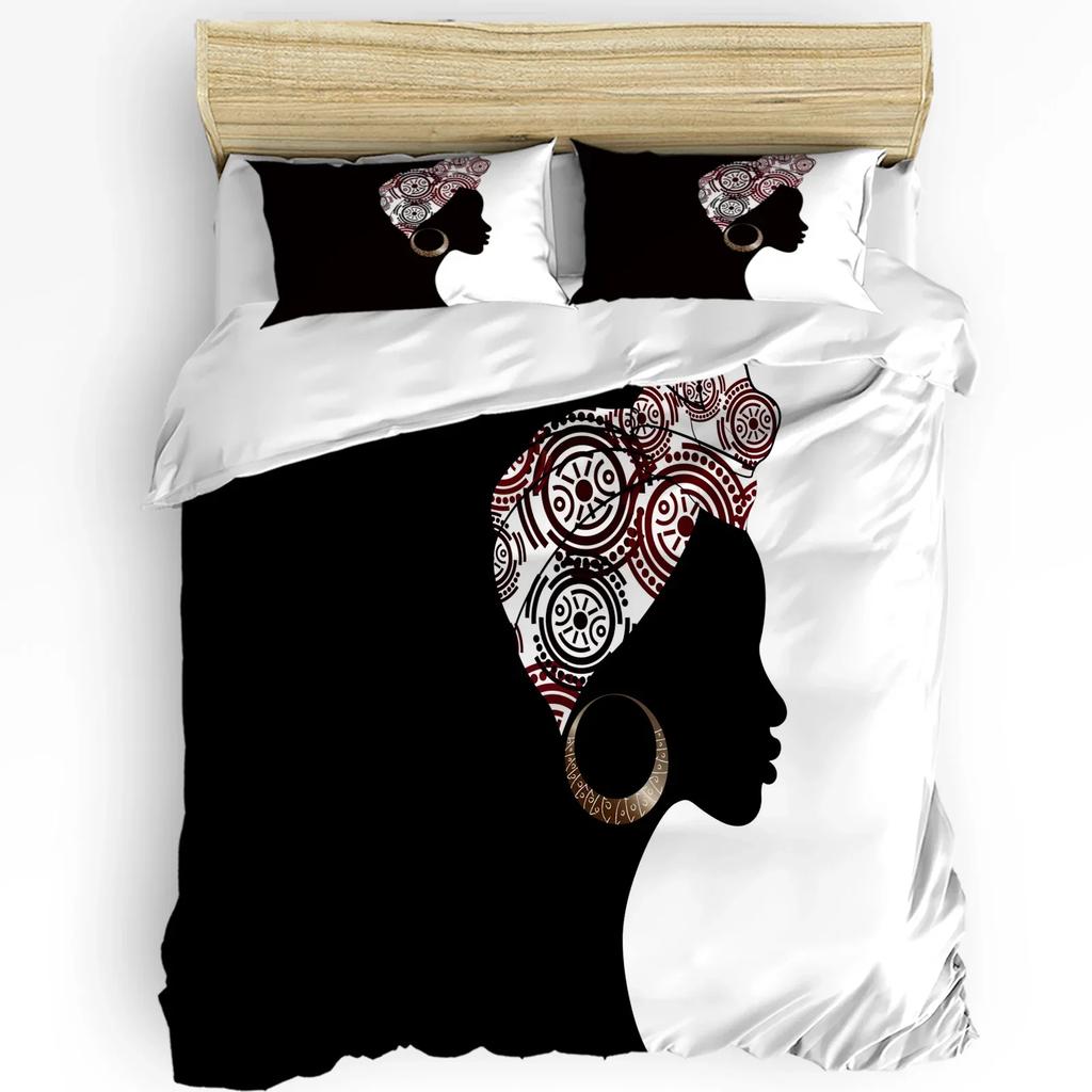 Geometic Black White Plaid Cat Duvet Cover With Pillow Case Custom 3pcs Bedding Set Quilt Cover Double Bed Home Textile