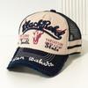 Unisex Bull Head Embroidered Mesh Baseball Cap