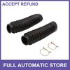 2pcs Black Motorcycle Front Fork Dust Cover Shock Absorber Boot for Honda Wuyang
