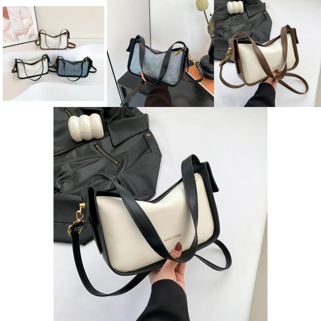 Chic Street Style Shoulder Bag Women's Trendy Retro Underarm Bag 2024 Spring New