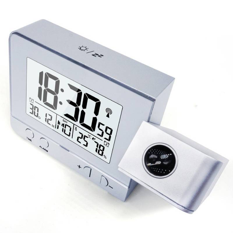 

Цифровые проекционные часы-будильник с температурой, временем и USB-зарядкой для ежедневного использования