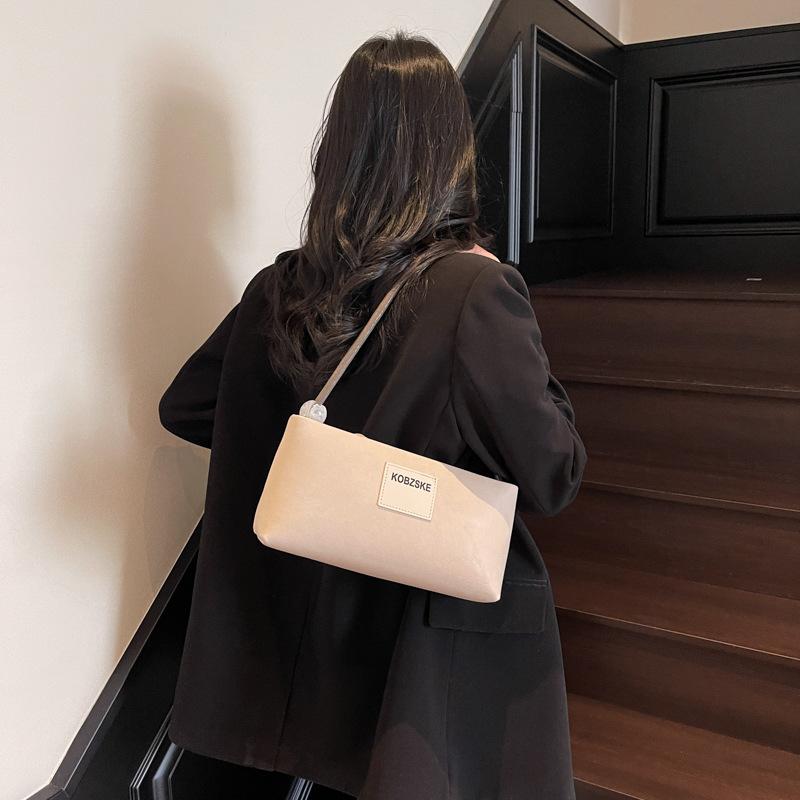 Korean version of hand-carried small square bag spring and summer new niche fashion shoulder bag 2025 commuter shoulder underarm bag
