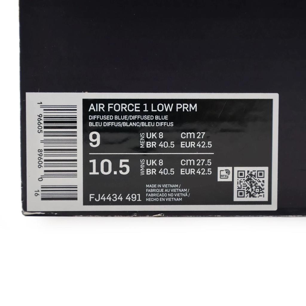 FJ4434-491 Nike Air Force 1 Low PRM West Coast Los Angeles Diffused Blue (Men's)