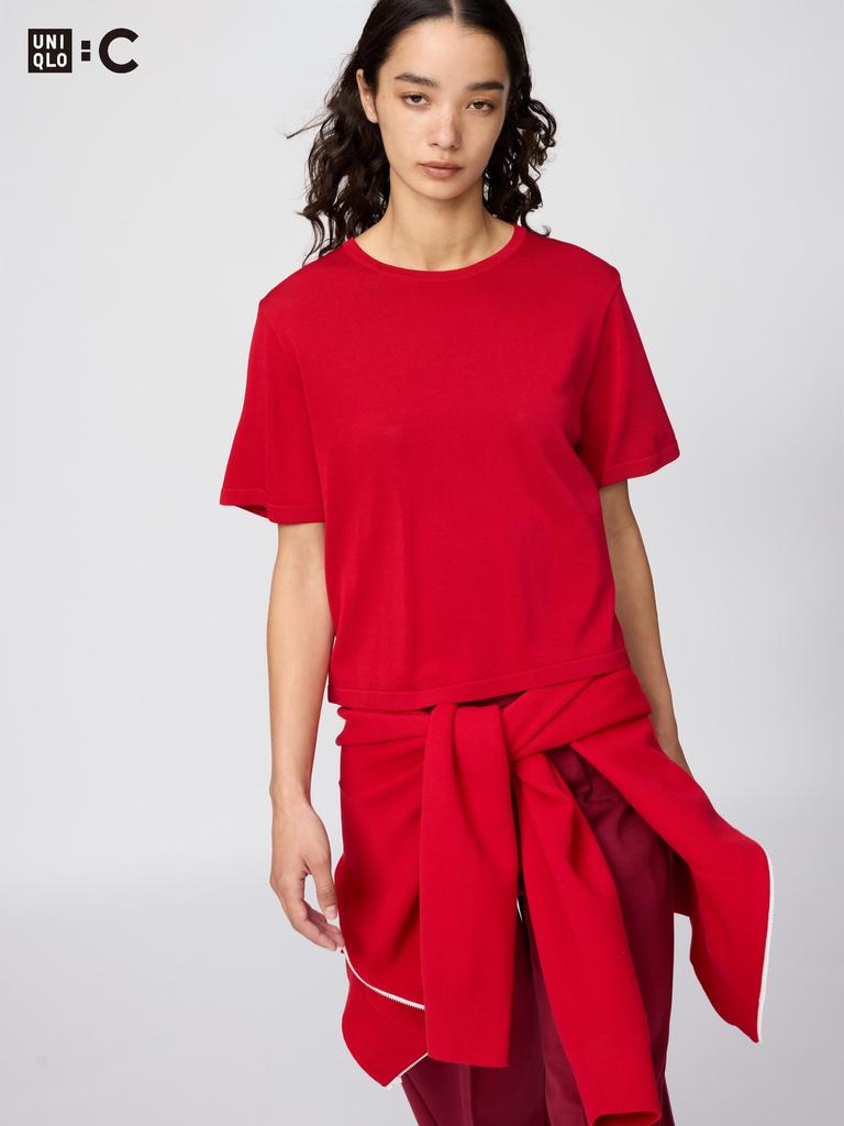 Uniqlo Japan Boxy KniT T Washable