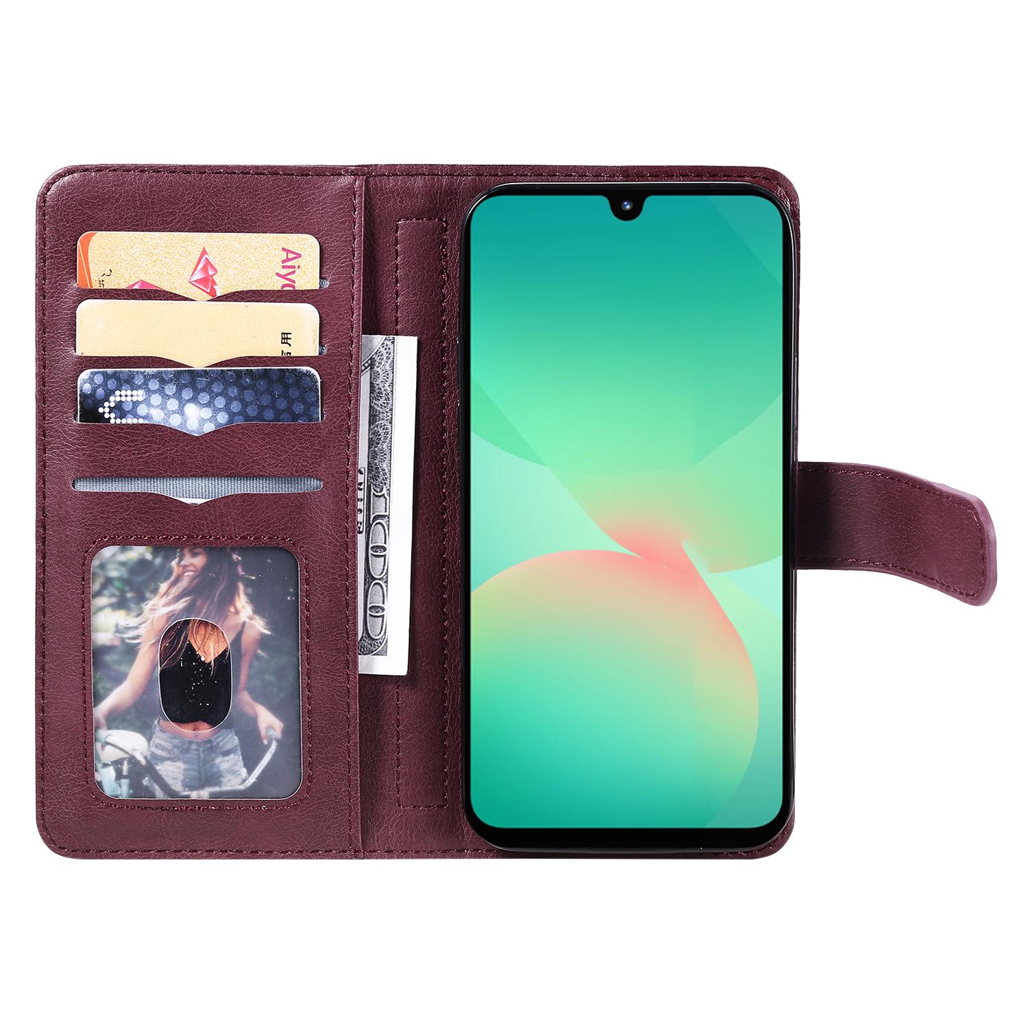 

For Samsung Galaxy A16 4G/A16 5G/A17/A26 5G Leather Case with 10 Card Holder Phone Cover Stand Green