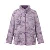 Reversible Ancient Style Cotton Coat with Fleece Lining for Women Aged 40-60