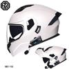 3C Certified small helmet body motorcycle open-face helmet with dual visors, suitable for men and women, with Bluetooth, full-face and half-face