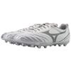 Mizuno Folgado AG Artificial Ground Slip Resistant, Abrasion Resistant, Lightweight Coverage Soccer Shoes Men's Silver Sneakers P1GA219303