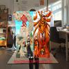 Japanese anime cartoon NARUTO famous Uzumaki Naruto blanket soft home furnishing nap decoration four seasons warm Sherpa blanket B5
