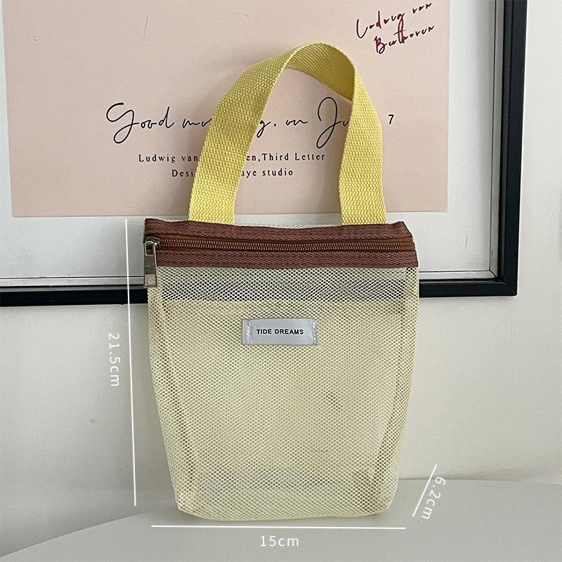 

1Pcs Mesh Makeup Toiletry Storage Bags Handbags Portable Travel Washing Body Shower Tools Organizer Cosmetic Organizer Pouch