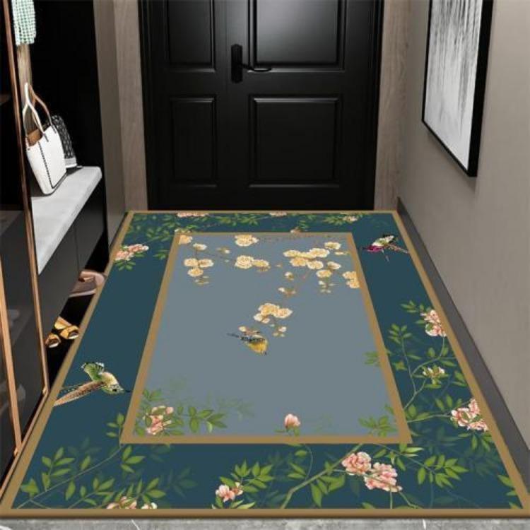 New Chinese Style Living Room Large Area Carpet Entrance Bedroom Carpet Anti Slip and Dirt Resistant