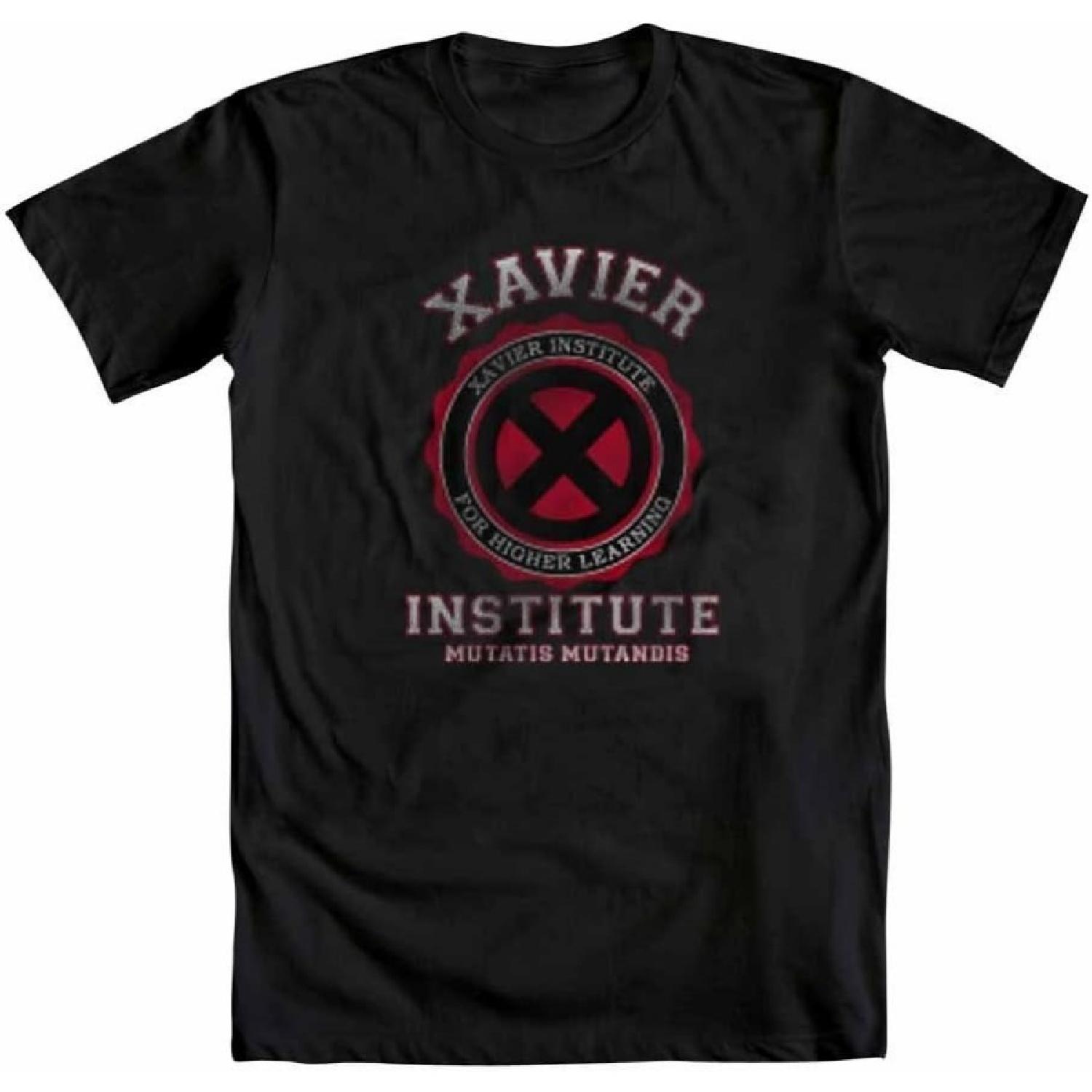 Взрослая футболка с логотипом Института Ксавьера из Людей Икс Marvel S